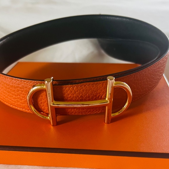 Hermes Reversible  32mm Gamma Belt